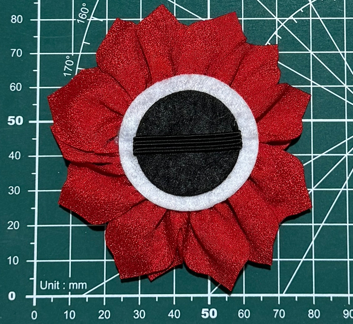 15 x Bling Red Collar Flowers