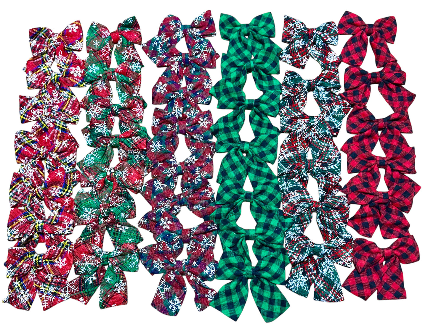 6 x Christmas Sailor Bows