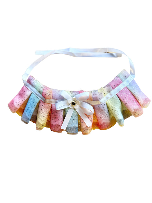 Rainbow Frill Collar