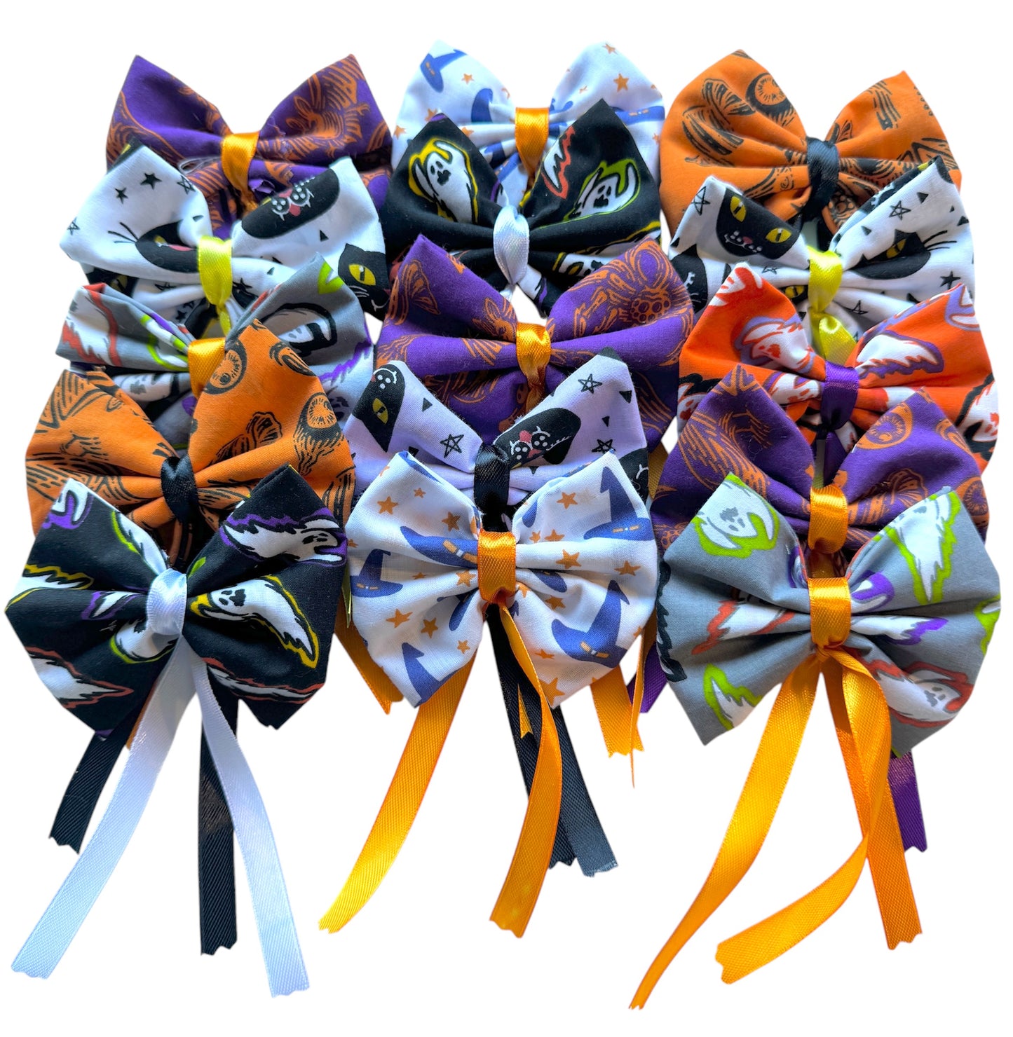 Halloween Fabric Bows