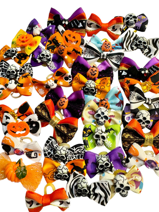 15 x Halloween Topknot Bows